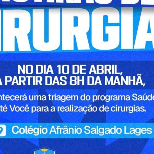 Mutirão de cirurgias em São Miguel dos Milagres amplia acesso à saúde e agiliza atendimentos