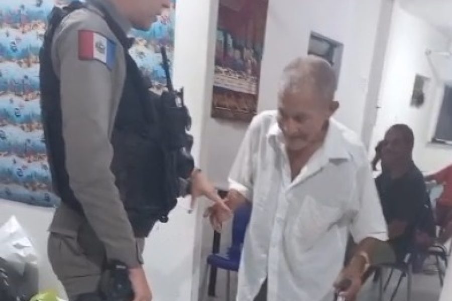 “Bora para casa?”: Idoso Manoel Francisco Rodrigues é resgatado após ser encontrado perdido em Maceió