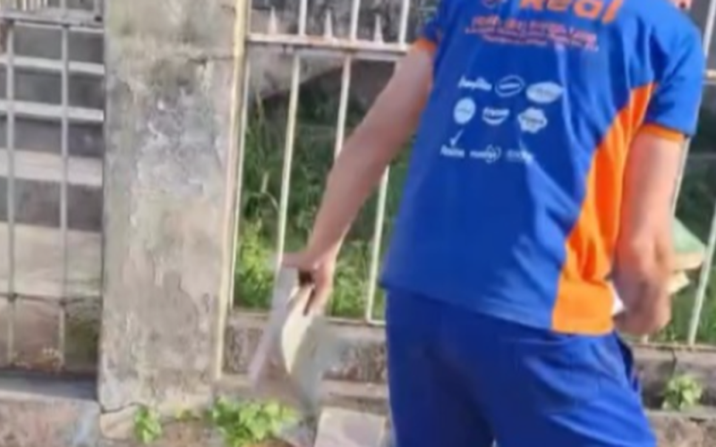 Vereador de Palmeira dos índios encontra livros sendo descartados e resgata acervo