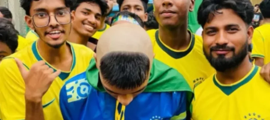 Torcida de Bangladesh faz festa após classificação do Brasil contra o Japão