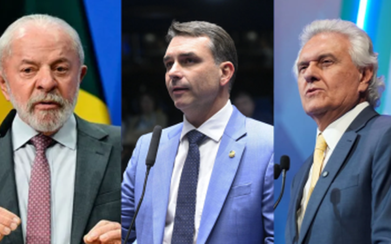 Nexus/BTG: Lula empata tecnicamente com Flávio Bolsonaro e Caiado em cenários de 2º turno