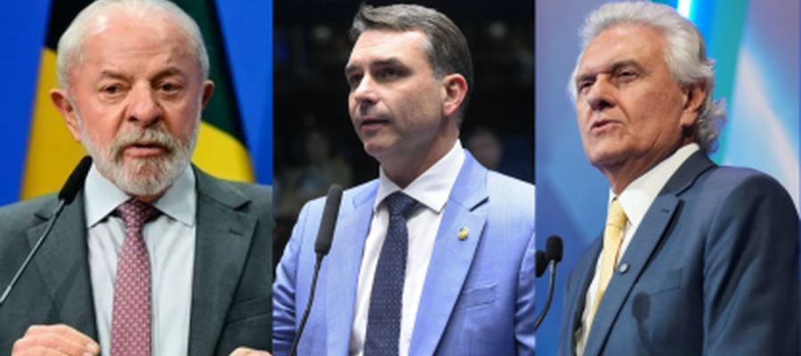 Nexus/BTG: Lula empata tecnicamente com Flávio Bolsonaro e Caiado em cenários de 2º turno