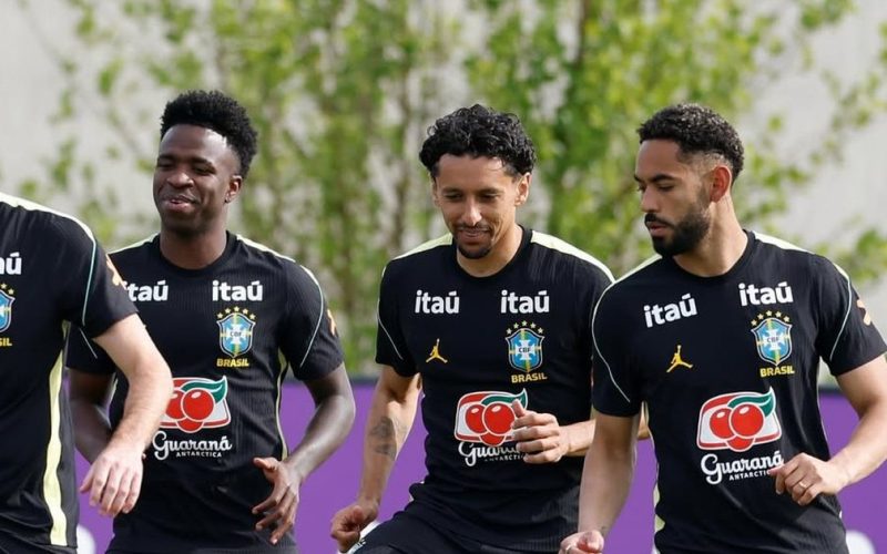 Ancelotti comanda primeiro treino da Seleção nos EUA com presença de Neymar