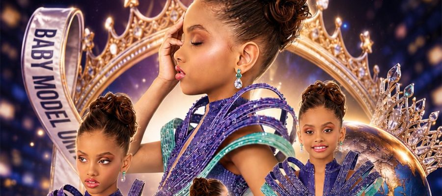 Brasileira conquista título de Baby Model Universe 2026 na República Dominicana