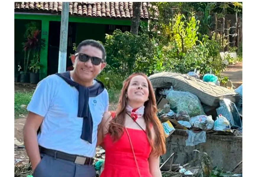 Fotos de ex-primeira-dama em Paris geram comparações com buracos em Palmeira dos Índios