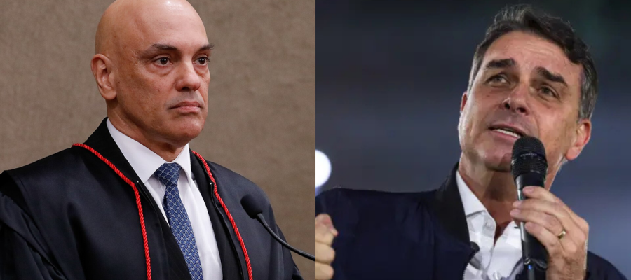 “Alexandre de Moraes virou o grande articulador político do Lula”, diz Flávio Bolsonaro