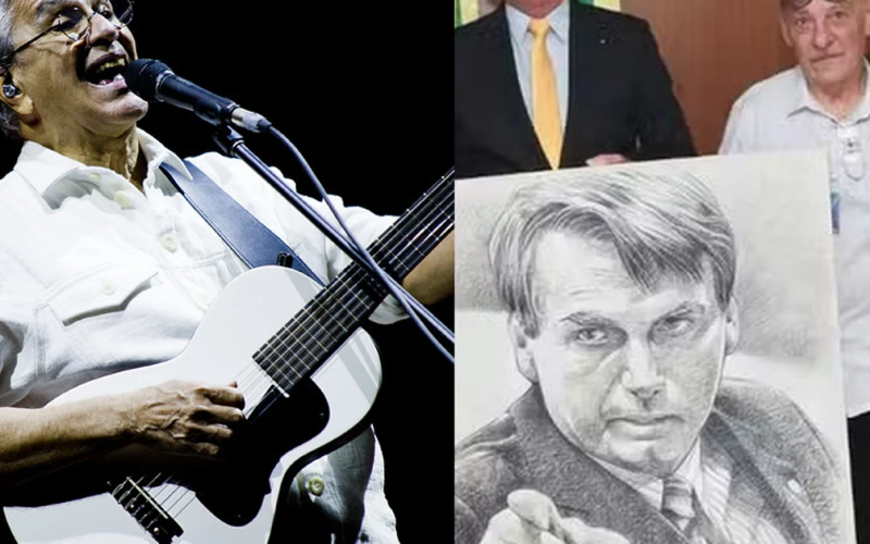 Justiça condena artista bolsonarista a indenizar Caetano Veloso por injúria