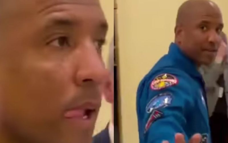 Homem interrompe astronautas no Congresso e acusa equipe de mentir sobre viagem lunar