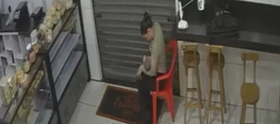 Agente de trânsito amamenta bebê durante ocorrência de violência doméstica em Alagoas