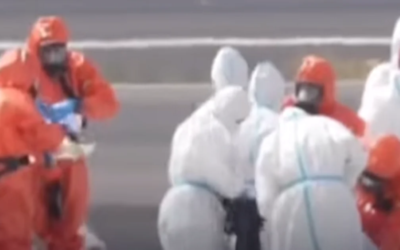 Passageiros começam a desembarcar de navio com surto de Hantavírus e seguem para quarentena