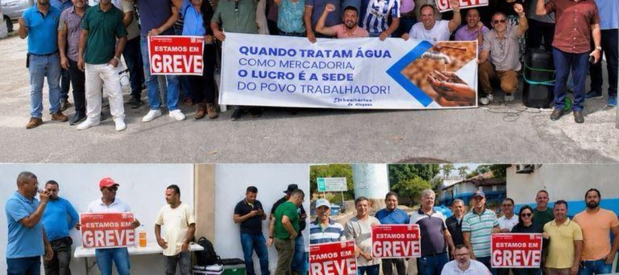 Paralisação da CASAL mira governo e denuncia “desmonte” da companhia em meio à privatização