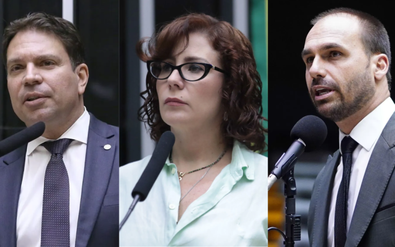 Ramagem, Zambelli e Eduardo Bolsonaro têm salário cortado, mas custam R$ 400 mil/mês para o Brasil