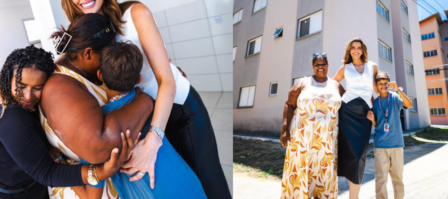 Primeira-dama Marina Candia acompanha entrega das chaves e visita novos residenciais na Santa Amélia