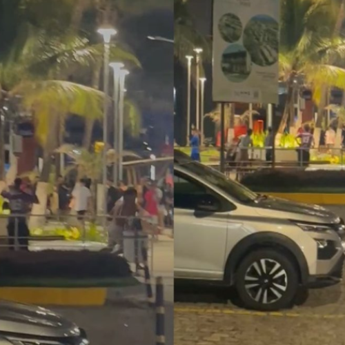 Horas após cerimônia do Governo de Alagoas, grupo de criminosos comete ‘arrastão’ na orla de Maceió