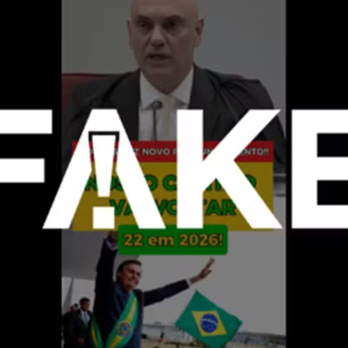 Vídeo de Moraes reconhecendo erro com Bolsonaro foi gerado por IA