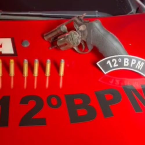 12º BPM prende homem com arma de fogo na Cidade Universitária