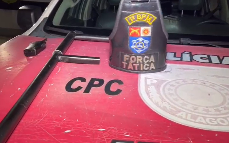 Força Tática do 1º Batalhão tira de circulação arma de fogo e rádio comunicador na Brejal