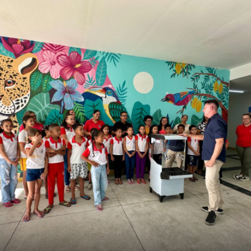 Prefeitura de Penedo entrega equipamentos para escolas com melhor resultado no programa de incentivo à reciclagem