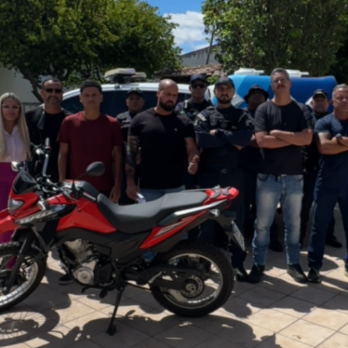 Motocicleta roubada em Recife é recuperada pela Guarda Municipal de Delmiro Gouveia