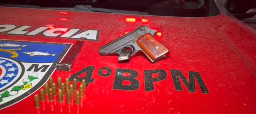 Guarnição Solo II do 4º BPM prende indivíduo por tentativa de homicídio e porte ilegal de arma de fogo em Bebedouro