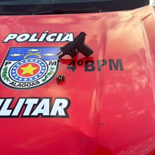 Guarnição do 4º BPM prende homem com arma de fogo no Clima Bom