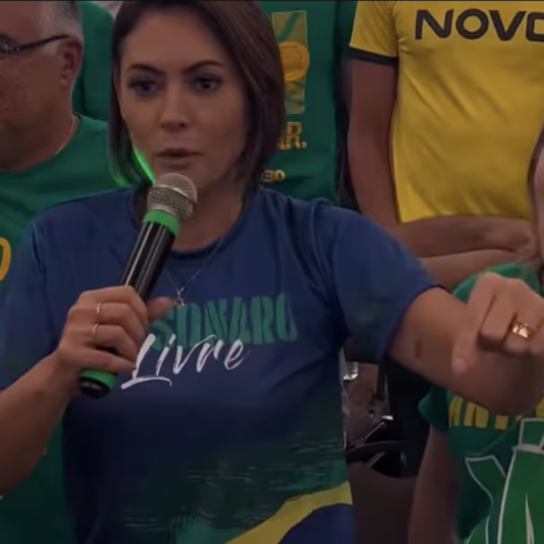 Michelle Bolsonaro critica aliança com Ciro e faz cobraça a aliados