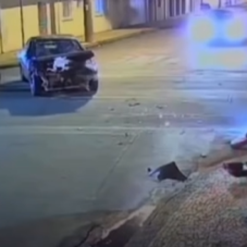 Motorista embriagado e sem habilitação atropela viatura da Guarda Municipal e é preso