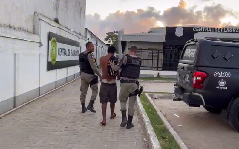 Força Tática prende suspeito de tentativa de feminicídio em Paripueira