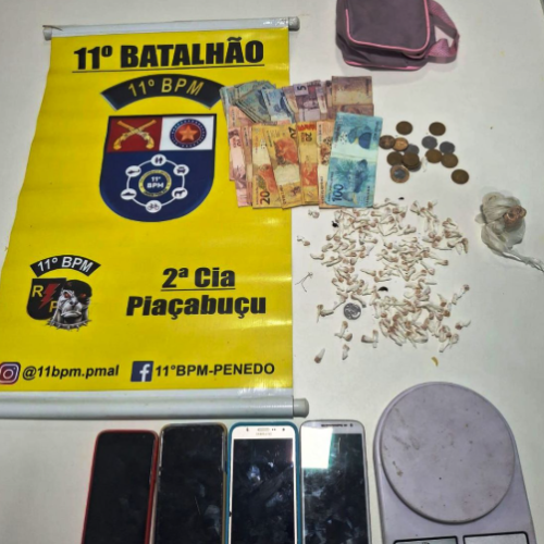Suspeito é preso por tráfico de drogas e possível aliciamento de menores
