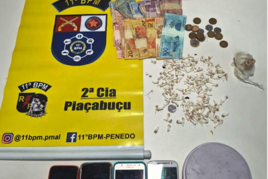 Suspeito é preso por tráfico de drogas e possível aliciamento de menores