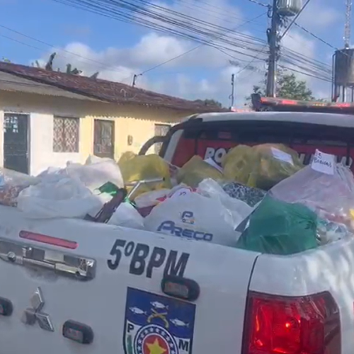 Base Comunitária do 5º BPM realiza ação social no Complexo Benedito Bentes