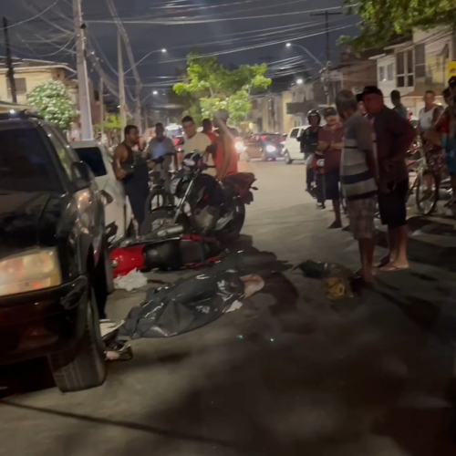 Motociclista morre em colisão com caçamba no bairro Petrópolis