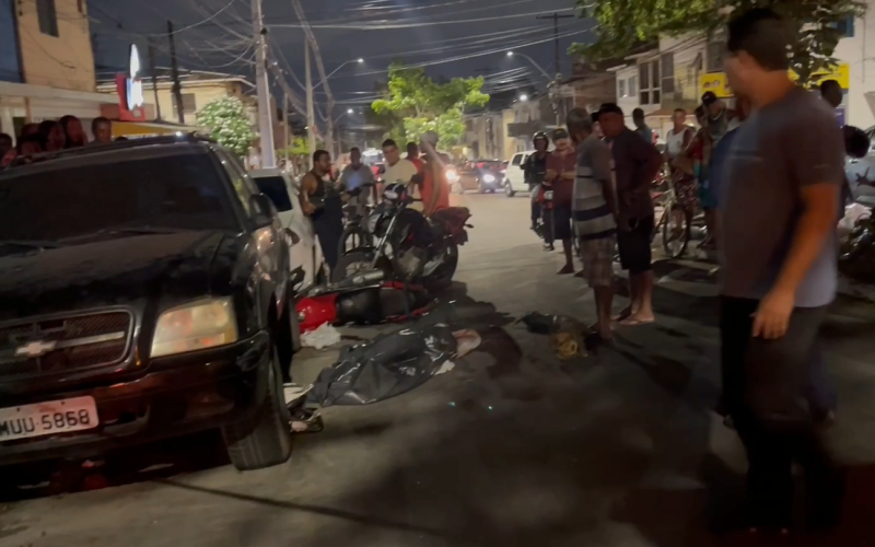 Motociclista morre em colisão com caçamba no bairro Petrópolis