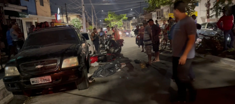 Motociclista morre em colisão com caçamba no bairro Petrópolis