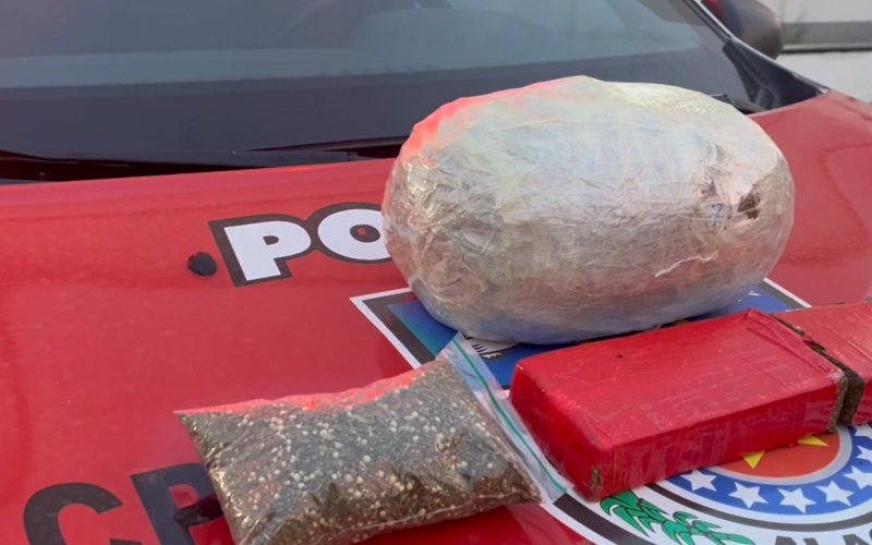 Força Tarefa do 13º BPM apreende 2 kg de maconha no Benedito Bentes