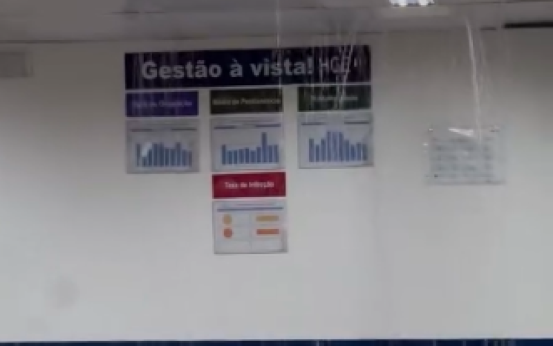 Caos na saúde: vídeo mostra infiltrações e alagamento no HGE
