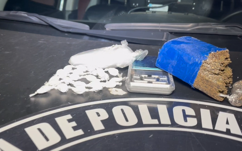 Choque prende acusado de tráfico em Marechal Deodoro com cocaína e maconha