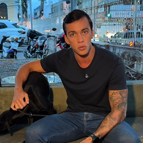 “Estamos em busca de quem fez essa atrocidade”, Deputado Leonam resgata cadela abusada em Pilar