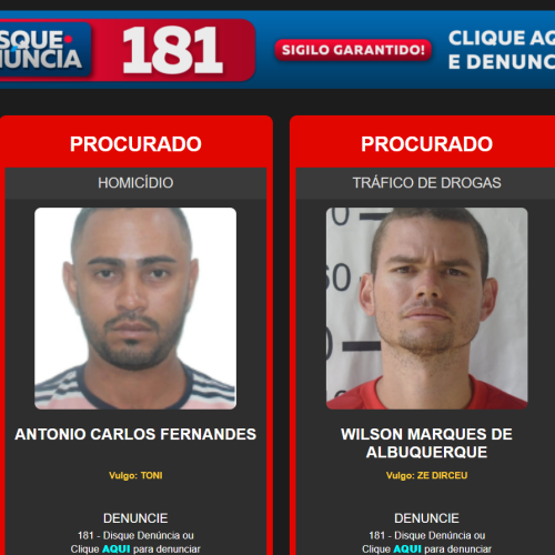 SSP lança plataforma com lista dos criminosos mais procurados de Alagoas