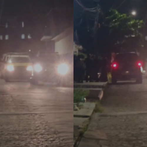 Dupla assalta motociclista na Fernandes Lima; suspeito é baleado e comparsa preso