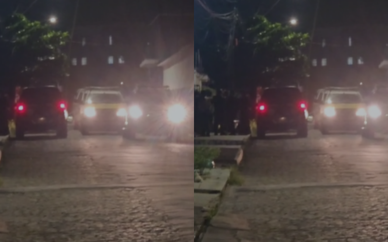 Dupla assalta motociclista na Fernandes Lima; suspeito é baleado e comparsa preso