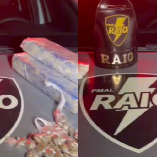 Homem é preso com 4,5 kg de maconha durante patrulhamento da Companhia de Raio no Vergel
