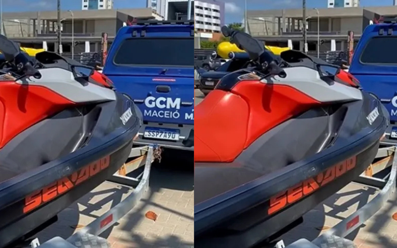 Prefeitura de Maceió apreende jet skis usados em passeios clandestinos