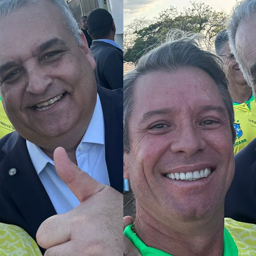 Cabo Bebeto e Alfredo Gaspar participam de caminhada em Brasília a favor da anistia