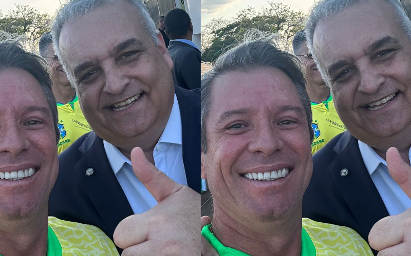 Cabo Bebeto e Alfredo Gaspar participam de caminhada em Brasília a favor da anistia