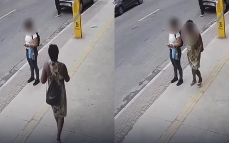 Mulher é agredida com soco no rosto enquanto aguardava ônibus