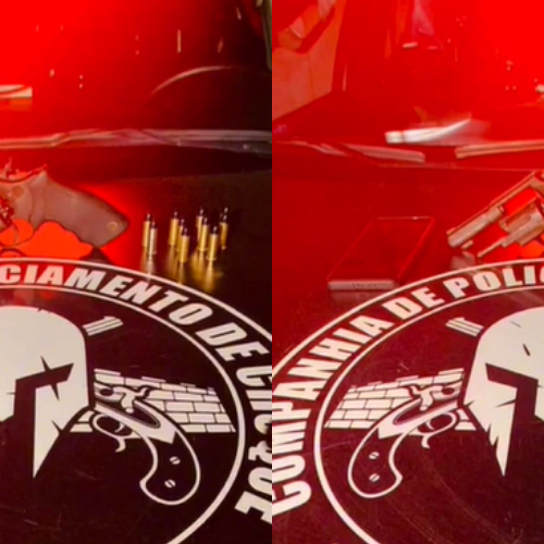 Companhia de Choque apreende arma de fogo no Village Campestre