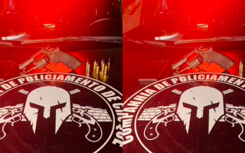 Companhia de Choque apreende arma de fogo no Village Campestre