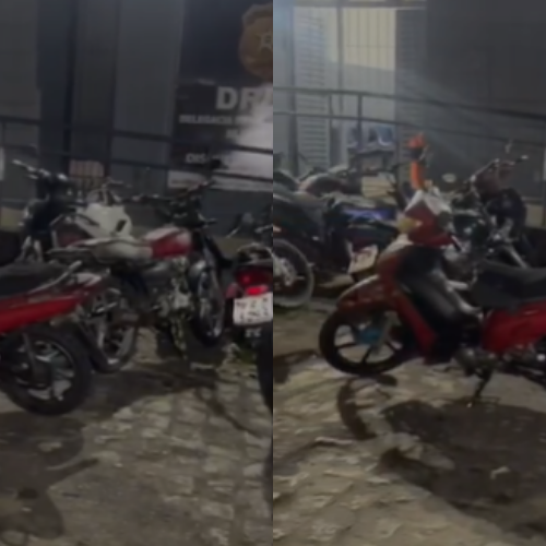 Guarnição Águias do BPTran, com apoio da FT Comando, recupera moto roubada no Centro e localiza outra com queixa de furto no Salvador Lyra