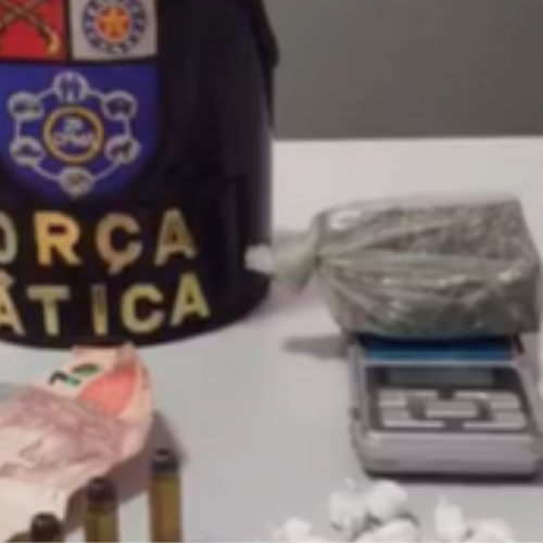 Força Tática prende indivíduo por tráfico de drogas e munições em Paripueira
